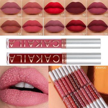 18-Color Matte Velvet Lip Gloss