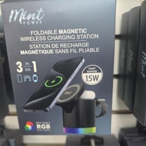 iHome 3-in-1 Magnetic Wireless Charging, Flexible Mount for Vent, Dash & Windshield, 15W Fast Charge