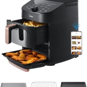 Midea 11L Dual Zone Air Fryer Oven with Wi-Fi & Alexa
