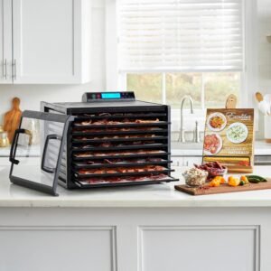 Excalibur 9-Tray Electric Food Dehydrator Clear Door for Viewing